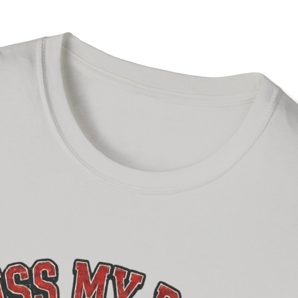 Kiss My Bass Fish Graphic T-Shirt | Fishing Humor Tee